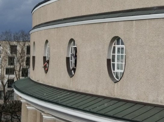 Erneuerung Fensteranlagen Kuppelsaal