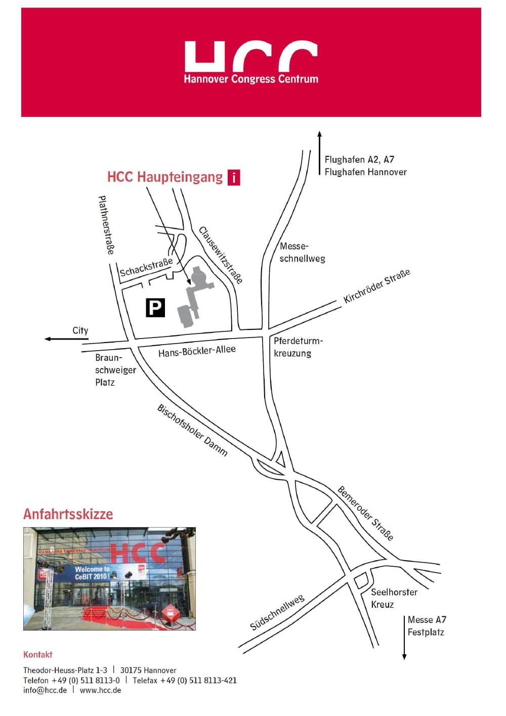 Anfahrt&Parken | Hannover Congress Centrum