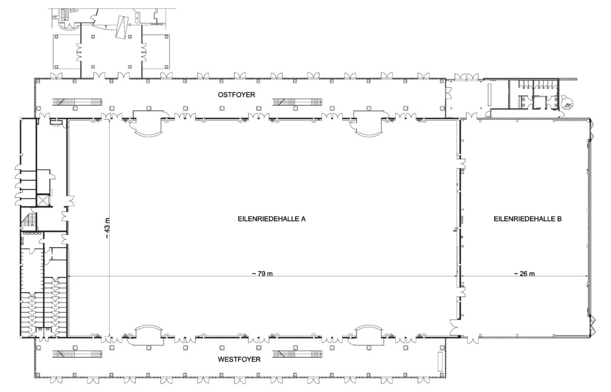 Eilenriedehalle 1+2 Hannover Congress Centrum